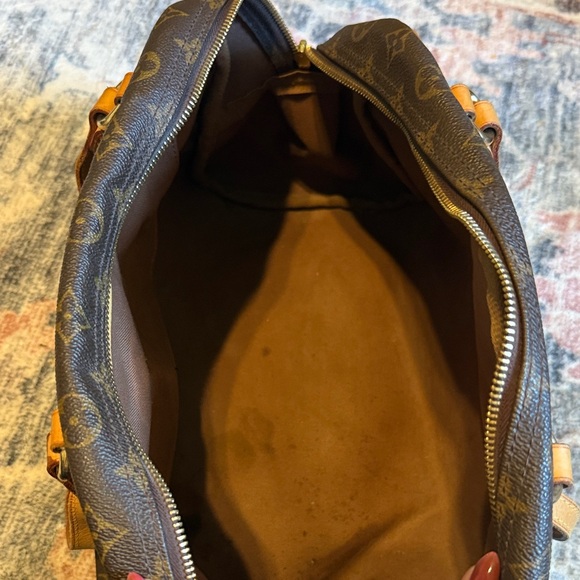 Louis Vuitton Brown Monogram Tote - Picture 8 of 9